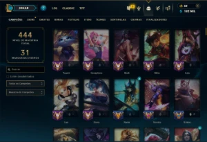 Diamante 4 com 150 Champs e 118 Skins ( ADC / MID ) - League of Legends LOL