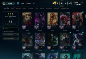 Diamante 4 com 150 Champs e 118 Skins ( ADC / MID ) - League of Legends LOL
