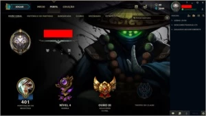 Conta de LOL GOLD III / 56 Skins / 119 Champs / LVL 112 - League of Legends