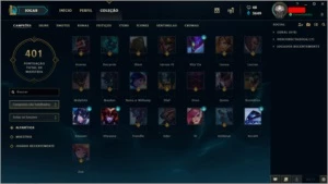 Conta de LOL GOLD III / 56 Skins / 119 Champs / LVL 112 - League of Legends