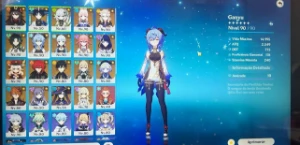 Conta Genshin com mais de 10 5* estrelas. - Genshin Impact