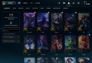 Conta PLATINA 4 - Win 65% - LOL (league of legends) ELOMOON