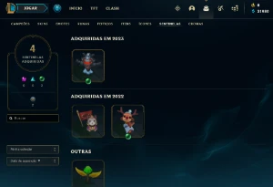 Conta PLATINA 4 - Win 65% - LOL (league of legends) ELOMOON