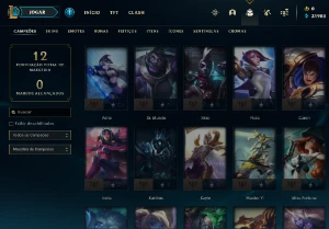 Conta PLATINA 4 - Win 65% - LOL (league of legends) ELOMOON