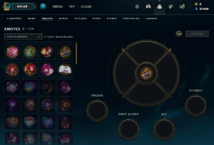 Conta PLATINA 4 - Win 65% - LOL (league of legends) ELOMOON