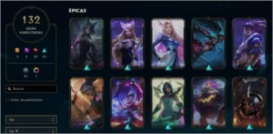 Conta com várias míticas - League of Legends LOL