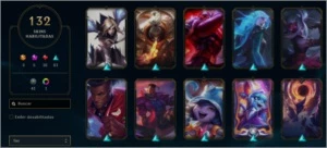 Conta com várias míticas - League of Legends LOL