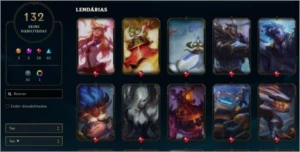 Conta com várias míticas - League of Legends LOL