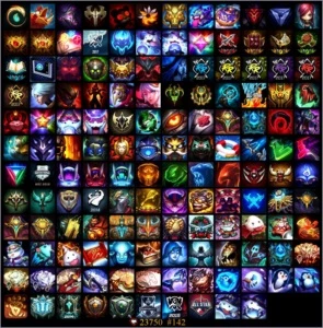Conta Ouro V - Todos os champ - 214 Skins - League of Legends LOL