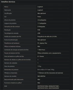 Webcam Logitech C920 Full HD 1080p - Produtos Físicos