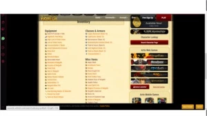 Conta AQW 8 ANOS FULL RARE FULL CLASS - Adventure Quest World