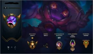 CONTA OURO 3 LVL 43 MENOR PREÇO - League of Legends LOL