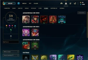 Conta Diamante 2 com 75 PDL, 30 Champs e 4 Skins + 3 Fragmen - League of Legends LOL