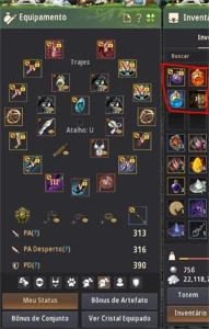 BDO SA 706 GS // Guru 39 em culinária // 4 Acc PEN - Black Desert