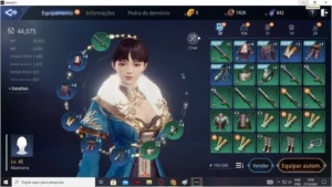 Conta de mir4 Nivel 45 44k  server:SA 42  vale sp desbloquea