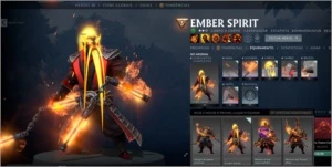 Conta de dota 2 com itens do ultimo passe