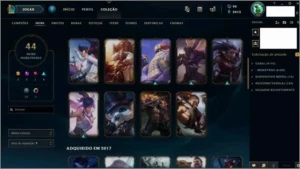 Conta League of legends, Plat 3 45Skins 91 Campeoes LOL