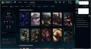 Conta League of legends, Plat 3 45Skins 91 Campeoes LOL