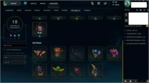 Conta League of legends, Plat 3 45Skins 91 Campeoes LOL