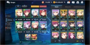 Conta Grand Chase Mobile Brasil Lvl 106