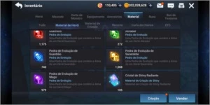 Conta Grand Chase Mobile Brasil Lvl 106