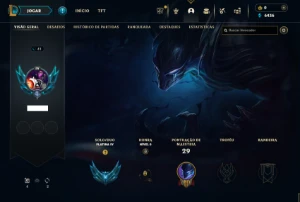 Conta LoL Plat 4 MMR bom, preço baixo e negociável - League of Legends