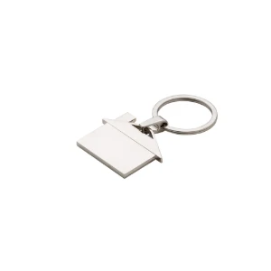 Chaveiro de Metal em Formato de Casa com Caixa - Artesanato e Personalizados
