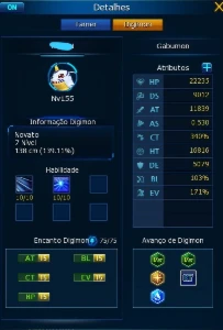 Conta Mid Game Ladmo Omegamon (Muito Forte) - Digimon Masters Online