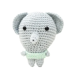 Elefante Cabeçudo em Amigurumi - Artesanato e Personalizados