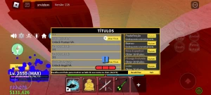 Conta com raça v4 e Gamepass - Roblox