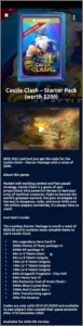 Starter pack - Castle Clash - Google Play