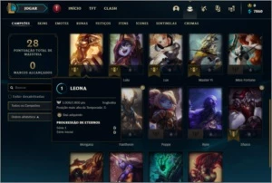 CONTA DE LOL PLATINA 3 NÍVEL 38, 24 CAMPEÕES - League of Legends