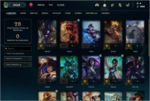 CONTA DE LOL PLATINA 3 NÍVEL 38, 24 CAMPEÕES - League of Legends