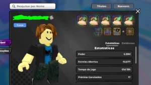Conta roblox anime warriors 3 Full mitico, faz todo conteúdo