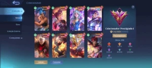 Conta com 6 skins legends e muito mais - Mobile Legends