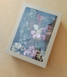 Caixa com flores desidratadas (12 especies) - Artesanato e Personalizados