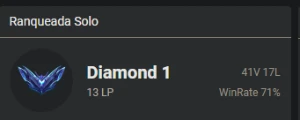 Conta lol diamante 1 - League of Legends