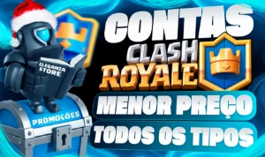 (Menor Preço) Contas De Clash Royale De Todo Tipo