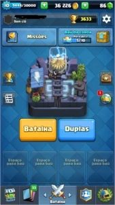 Conta de Clash Royale