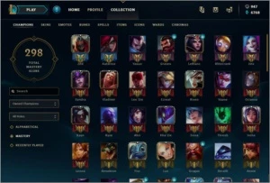 CONTA MAIN LEAGUE OF LEGENDS -GOLD IV- LOL