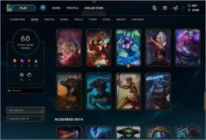 CONTA MAIN LEAGUE OF LEGENDS -GOLD IV- LOL