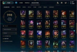 CONTA MAIN LEAGUE OF LEGENDS -GOLD IV- LOL