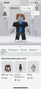 3 contas com mais de 1000 robux - Roblox