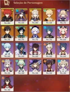 CONTA GENSHIN IMPACT ALBEDO,DILUC,VENTI,QIQI,ZHONGLI,MONA