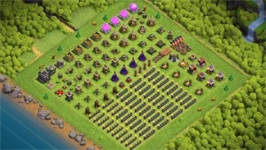 clash of clans cv9 defesas full