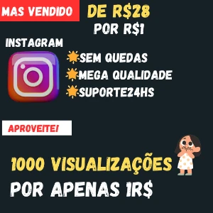 10 mil visualizações Instagram - Redes Sociais