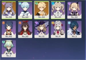 Conta Genshin personagem 5* - Genshin Impact