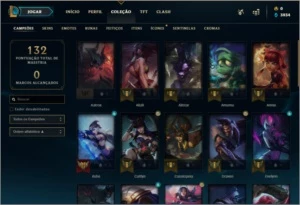 Conta lol lvl 53, gold 3, 14skins - League of Legends