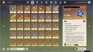 VENDO CONTA LV46 COM QIQI E KLEE! - Genshin Impact