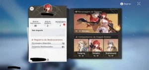 Conta Honkai Star Rail INSANA LVL 30 com Himeko + Yanqing - Outros